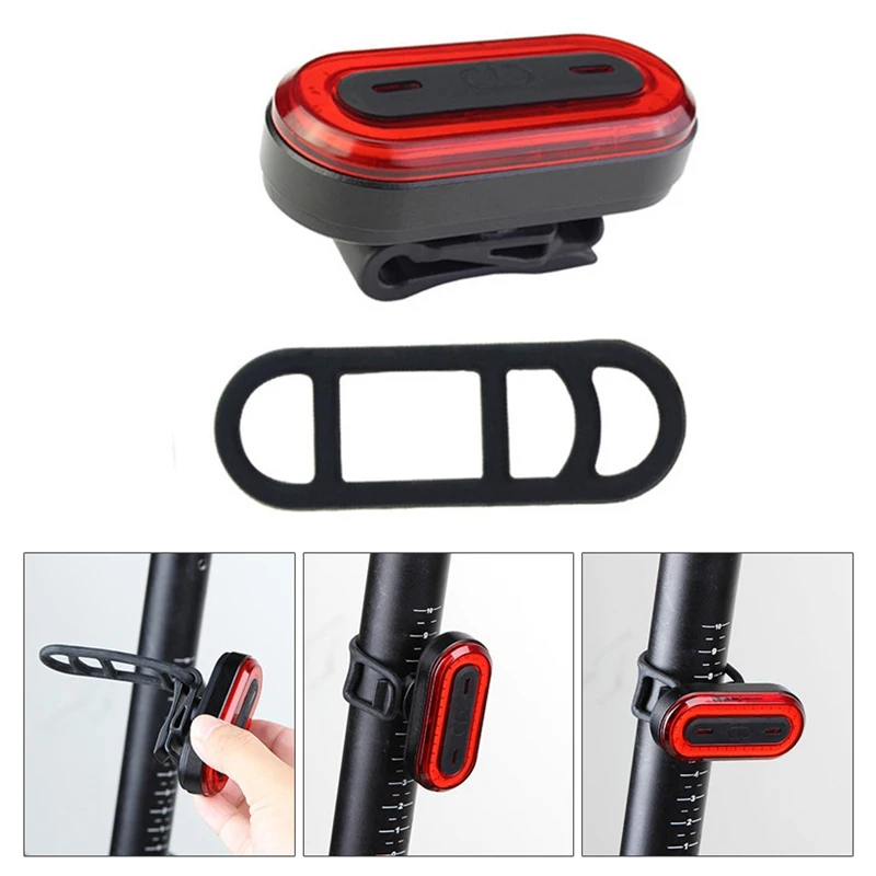 USB Rechargeable Bicycle Rear Light Cycling LED Taillight Back Lamp for Bicycle sign folding bike accessories led bike light
