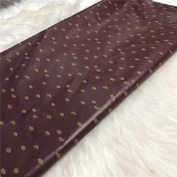 

New Arrival Soft TR Fabric for Men Suit Making African Style High Quality jacquard fabric Guinea Fabric 5 Yards