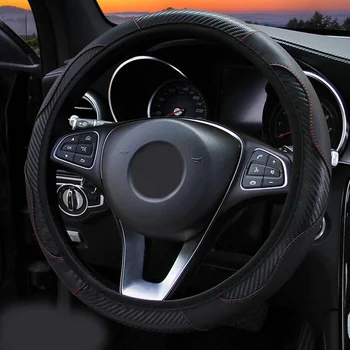 

Round Steering Wheel Cover Accessories Parts Replacement Elastic Black