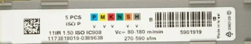 ISCAR 10 шт карбида 11IR 1,50 ISO IC908