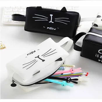 

Cute Cartoon Pencil case Large Capacity School Pen Box Cute Creative Cat Cases Bags Office School Stationary Supplies