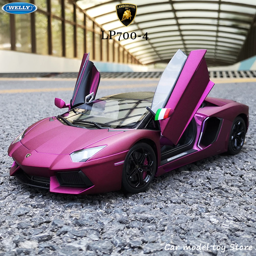 WELLY 1:18 Lamborghini Eventador Aventador LP700-4 машина литая модель машины Модель Коллекция игрушек инструменты