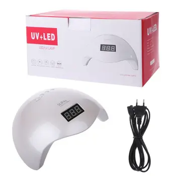 

SUN 24W Or 54W UV / LED Woman Nail Dryer Gel Polish Curing Lamp With LCD Display X7JA