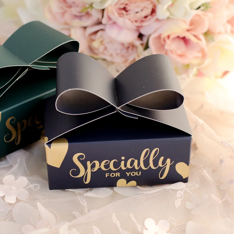 New Creative Txt "Specially for You" Paper Packaging Gift Box Wedding favors chocolate candy box Baby Shower Party Supplies
