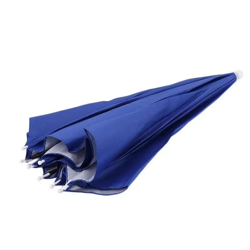 Foldable Parasol Hats Fishing Umbrella Outdoor Beach Accessories Hiking Headwear Tackle Hat Camping Portable Sport Z7T6