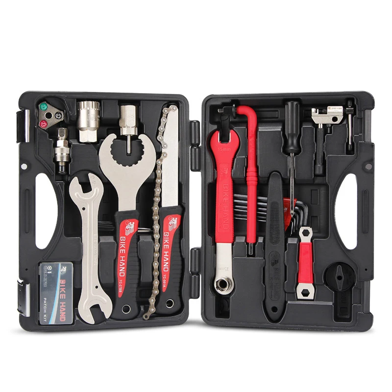 Многофункциональный набор инструментов для ремонта велосипеда BIKEHAND, Профессиональный велосипедный гаечный ключ, набор инструментов, полностью функциональные фиксирующие инструменты