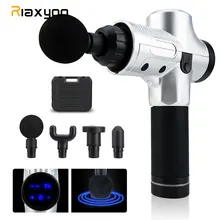 Массаж мышц пистолет мышц Массажер боль в мышцах Управление после того, как для тренировок и упражнений расслабления тела для похудения и формирования облегчение боли