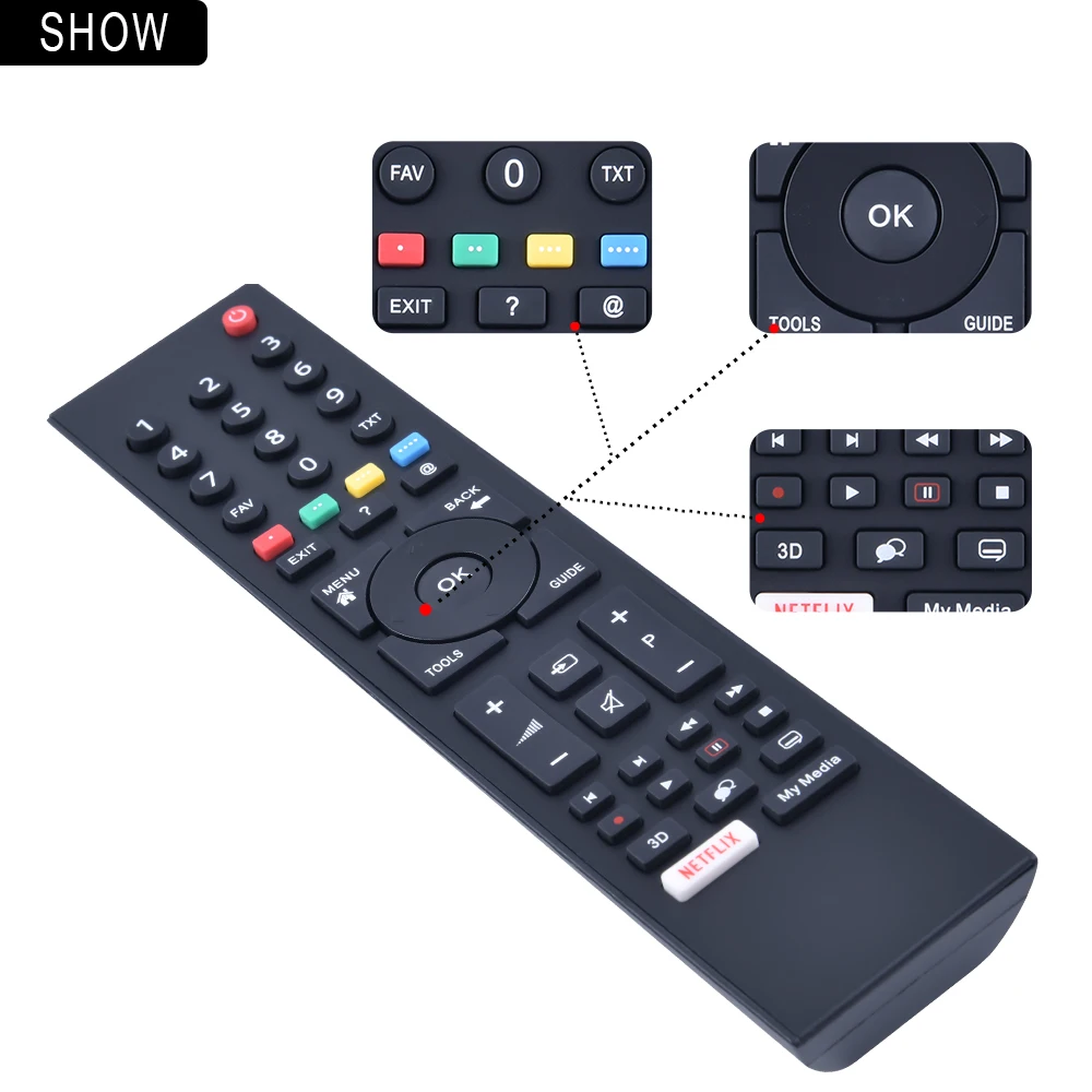 Mando a distancia de repuesto para Grundig RC3214801 03, mando a distancia Grundig  TV, mando a distancia para Grundig Smart TV P7187 - AliExpress