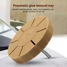 

3.5 inch Decal Eraser Wheel Pad Rubber Disk Pneumatic Car Sticker Auto Repair Paint Tool Pneumatic Degumming Disc Remover Tools