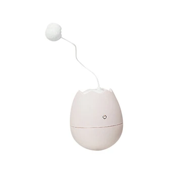 

Pets Cat Interactive Toy Plastic Electric Automatic Teaser Cat Ball Toy Replaceable Attachment Interactive Tumbler