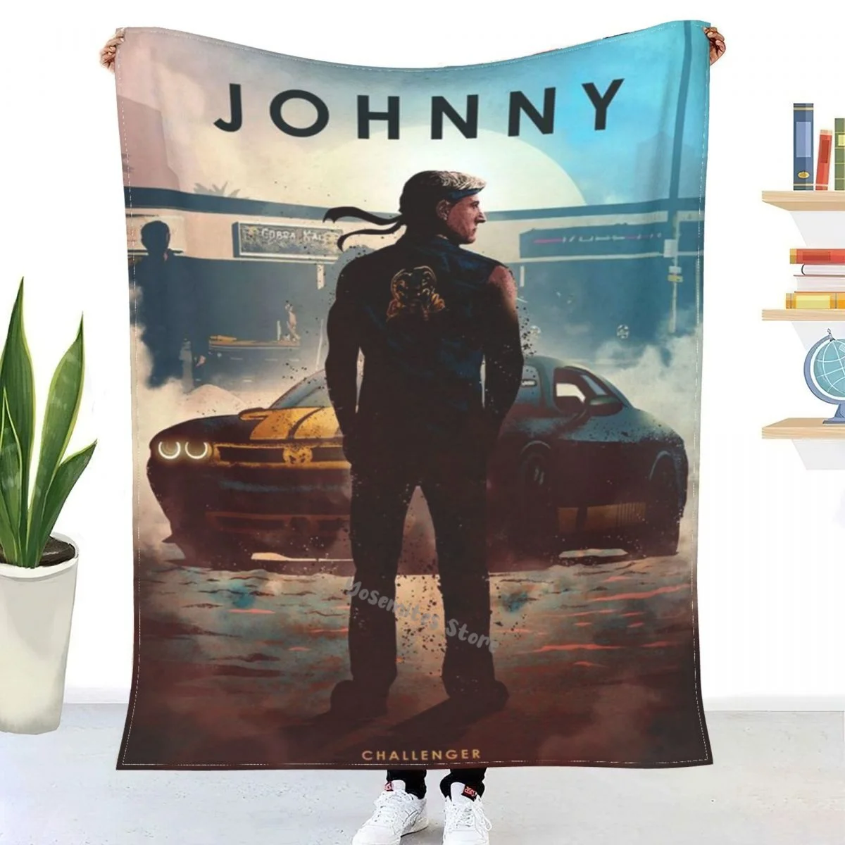 

Cobra Kai Throw Blanket Sherpa Blanket Bedding Soft Plush Bedroom Sofa Gift