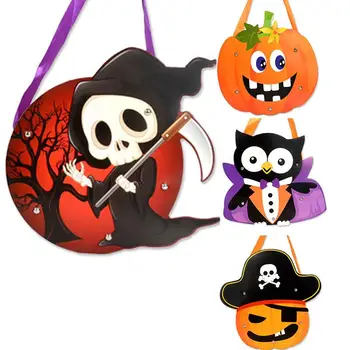 

Skeleton Fashion Handbags Party Candy Bag Carrier Bag House Cat Flower Face Packingbag DIY Bonbon