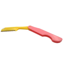 Портативный триммер для бровей Набор ножей лезвие бровей Набор складной сменная Бритва для удаления волос лица бритвы