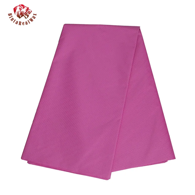 

Bintarealwax 5 Yards/Lot Jacquard Fabric Bazin Polyester Material for Sewing Men Clothes Party Dress Solid Fabric CS3312