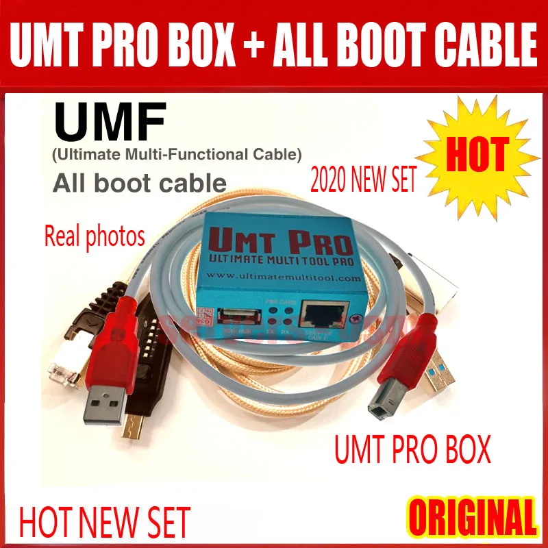 Новая Оригинальная версия UMT Pro2 BOX /Ultimate Multi Tool + AVB 2 в 1 коробке UMF ALL Boot One Cable|Детали