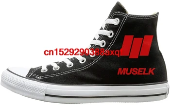 

High-top Canvas Shoes Sneaker Muselk-Game Casual Walking Shoes for Mens Womens