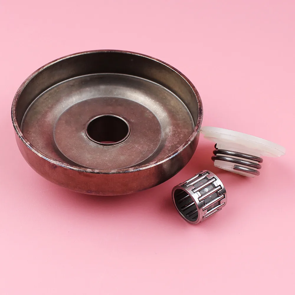 Clutch Drum Needle Bearing Worm Gear Pinion Kit For Husqvarna 340 345 350 EPA 445 445E 450E Chainsaw Spare Part бензопила 4