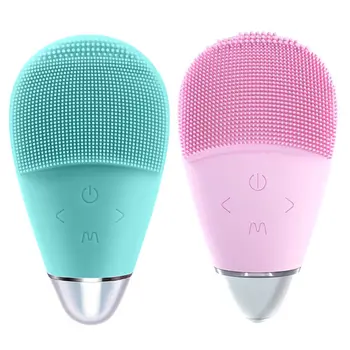 

Electric Facial Cleansing Brush Waterproof Rechargeable Face Cleaner Clean Skin Care Massage