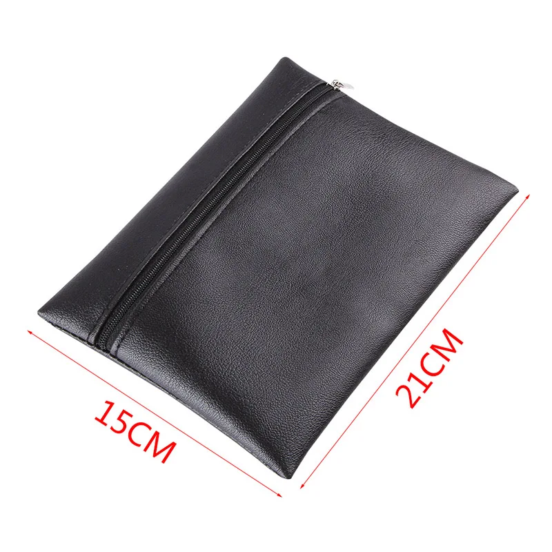 black bag 15 шт., набор профессиональных кистей для макияжа, румяна для бровей, губ, пудра, Тональная основа, тени для век, подводка для глаз, косметическая Кисть для макияжа - Handle Color: black bag