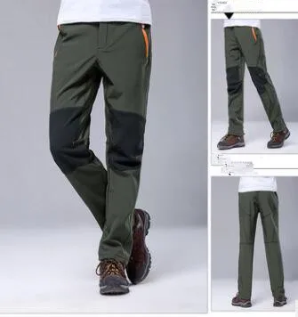 army green Мужские и wo мужские парные модели, уличные мягкие брюки оболочки, цветные подходящие флисовые брюки - Цвет: army green