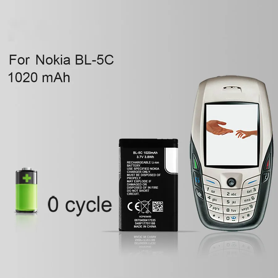2020 PINZHENG BL 5C аккумулятор для телефона Nokia BL5C 1112 1110 6600 N70 N71 N90 сменный 5C|bl 5c battery|5c