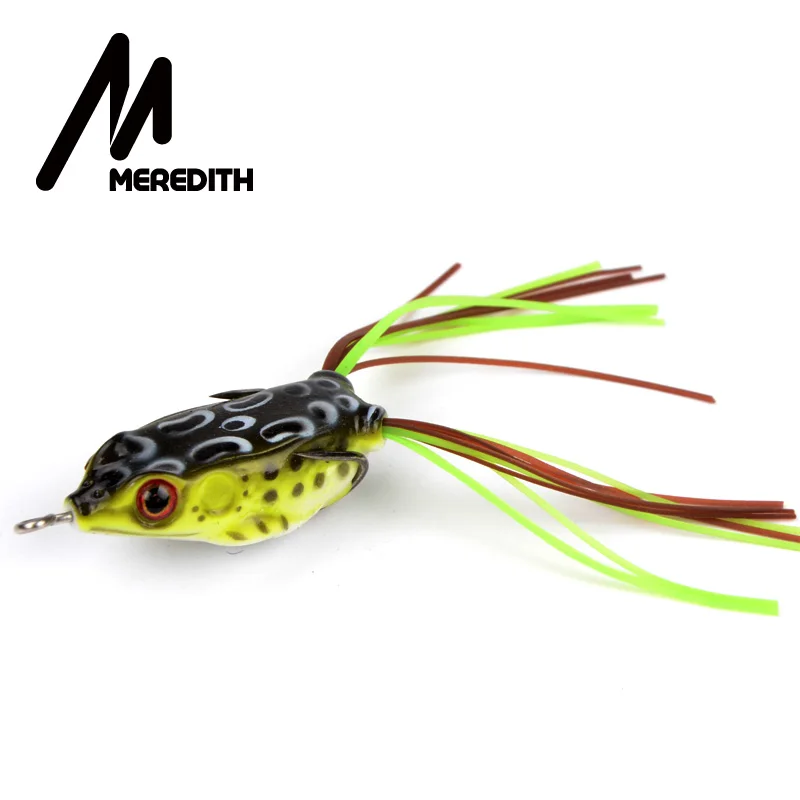 MEREDITH, 4,5 г, 4 см, приманки для ловли лягушек, плавающие, для ловли на вершине, приманки для ловли лягушек, мягкие приманки для ловли змееголовых басов