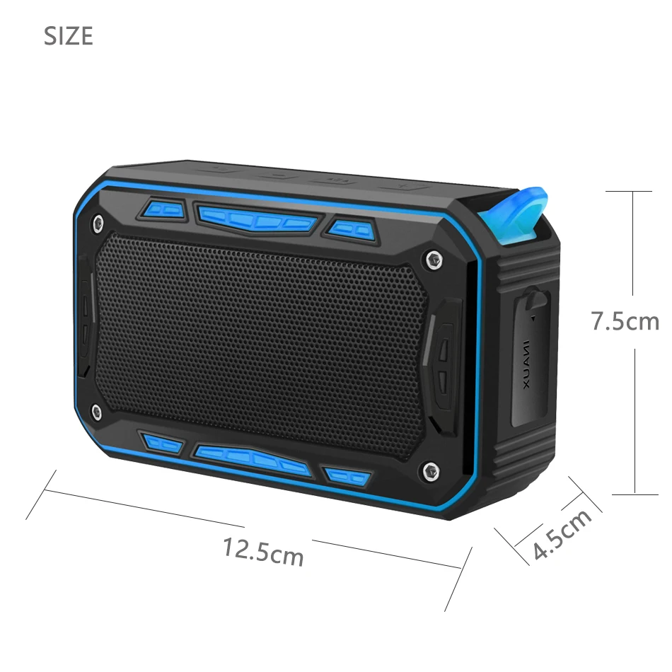 Ohmyta Спорт на открытом воздухе bluetooth, колонка Bluetooth 4,1 портативный мини-динамик IPX7 водонепроницаемый динамик s поддерживает fm-радио и TF карты