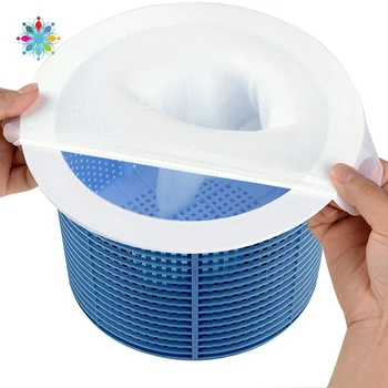 

Pool Skimmer Socks Pack Of 10 Fine Nylon Mesh Screen Sock Perfect Filter Savers To Protect Filters BasketsTLS