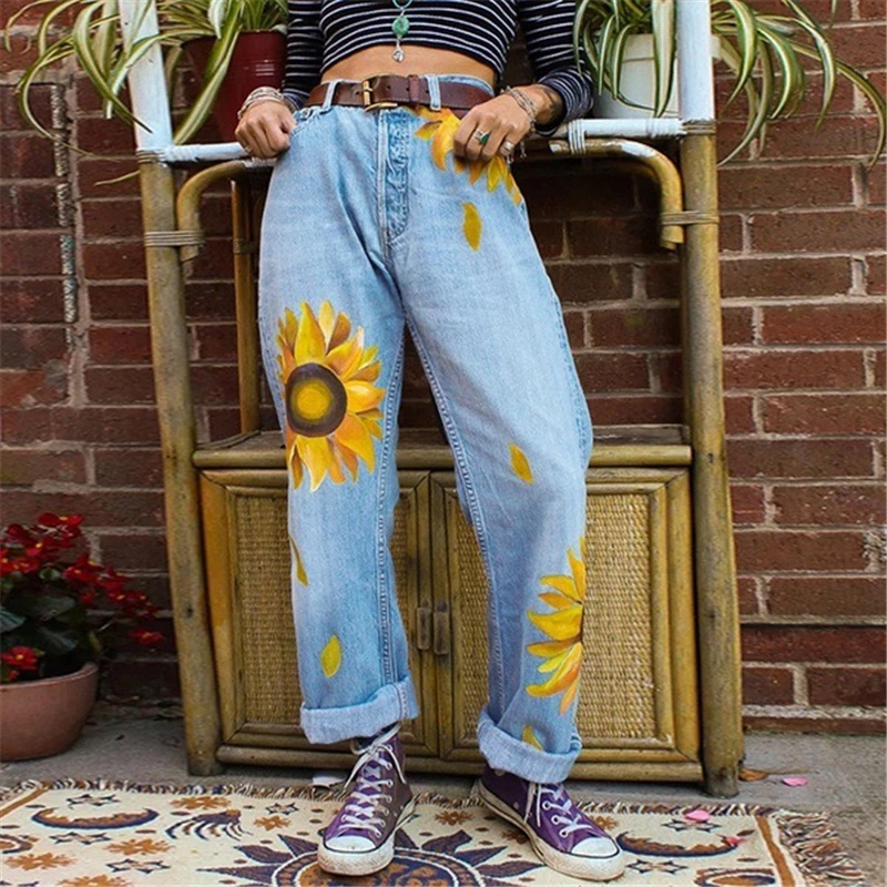 Women Jeans Loose Pant 2022 