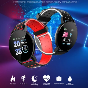 

2020 Bluetooth the mens' watches Blood Pressure Multifunction waterproof watches for women Sport Tracker Band For Android IOS
