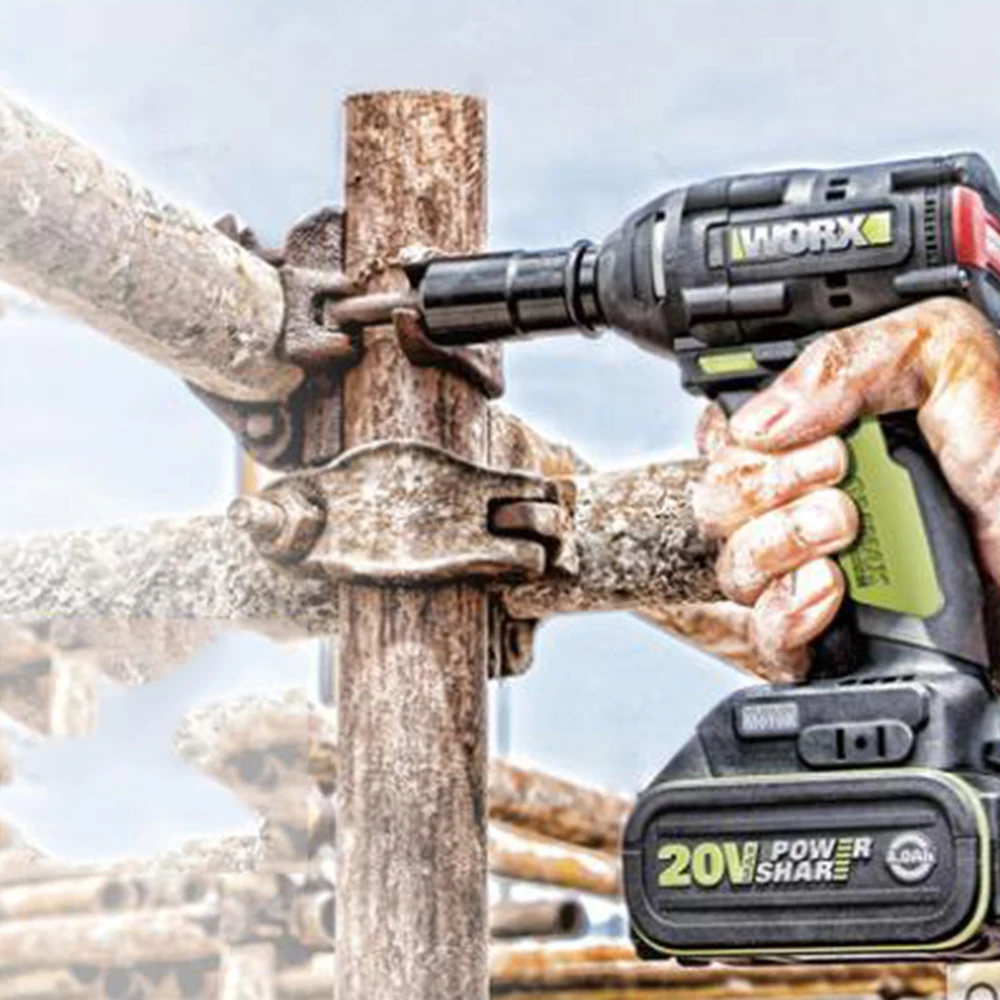 WORX 20V MAX Lith Ion бесщеточный Электрический ударный гайковерт wu278 максимальный