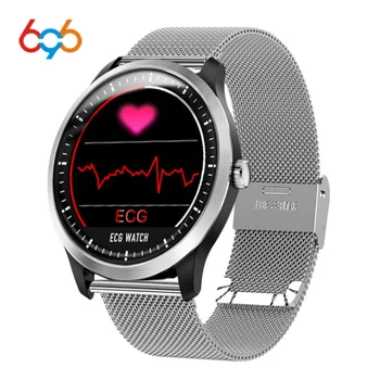 

696 N58 ECG PPG smart watch with electrocardiograph ecg display holter ecg heartrate monitor blood pressure women smart bracelet