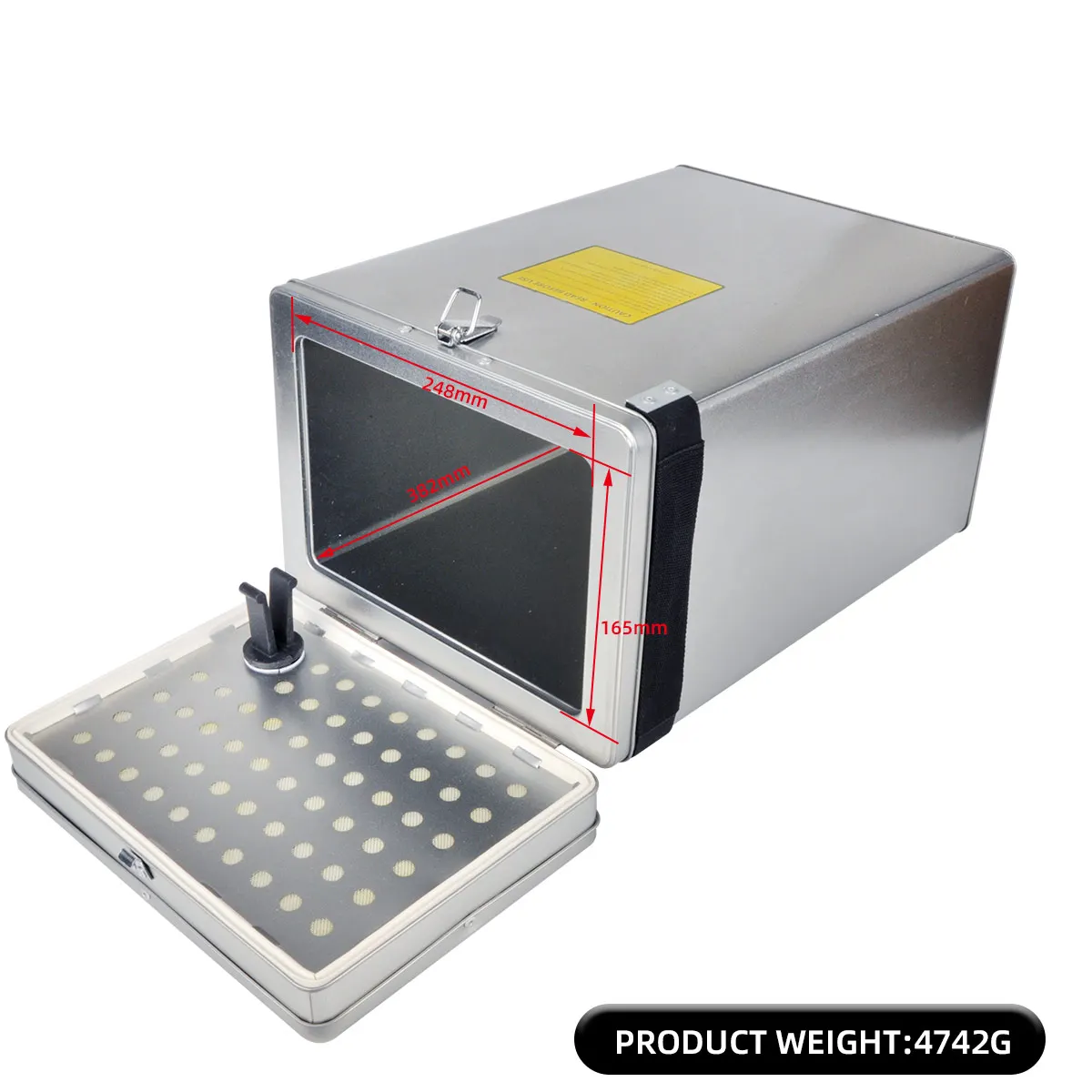 Bat Safe XL LiPo Battery Charging Safe Box Silver