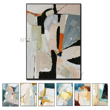 

Best Sale New Abstract Painting No Framed Hand Made Abstract Oil Painting On Canvas Wall Pictures For Living Room