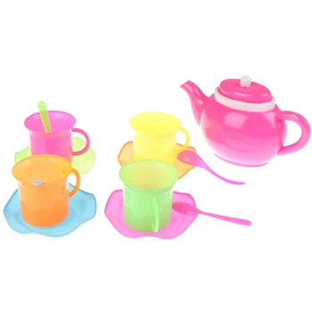 

2019 hot children's puzzle play house toy fashion environmental protection material simulation tea set toy