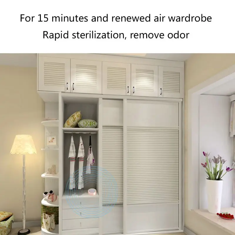 Portable Air Purifier Refrigerator Deodorizer Odor Remover Smell Eliminator Ozone Air Cleaner for Home Office Car 19QE