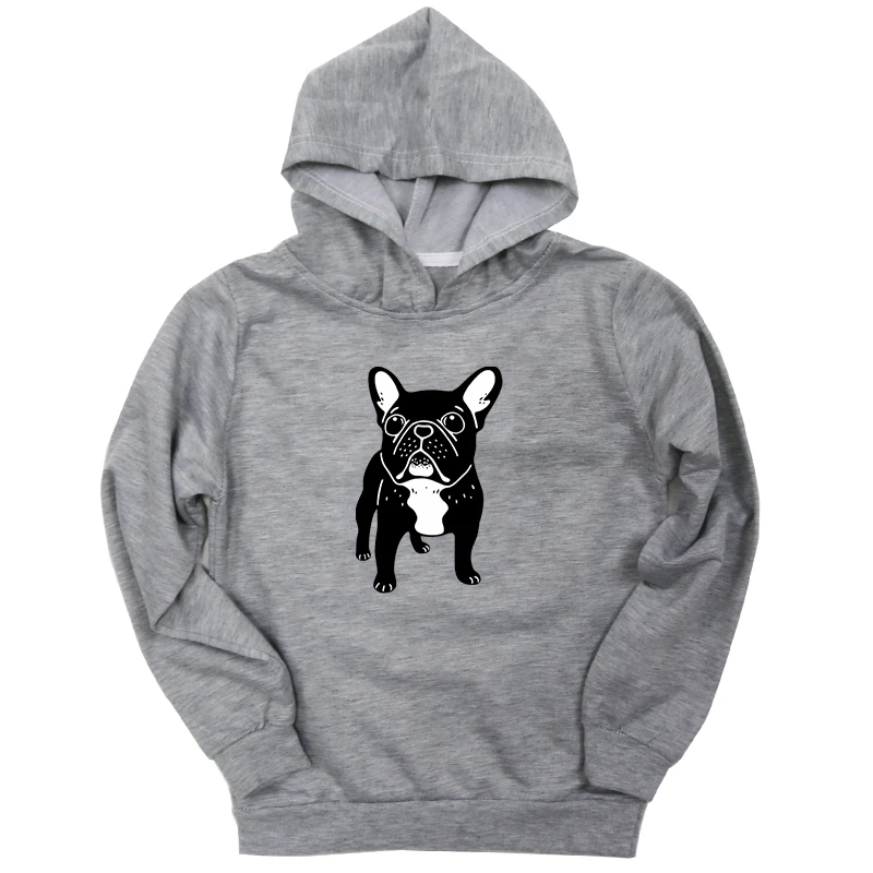 Hoodies 20 Новинка года, весенне-осенние толстовки с капюшоном для маленьких девочек, теплые толстовки с капюшоном и принтом черной собаки пальто с длинными рукавами детская верхняя одежда, куртка - Цвет: Hoodies 20