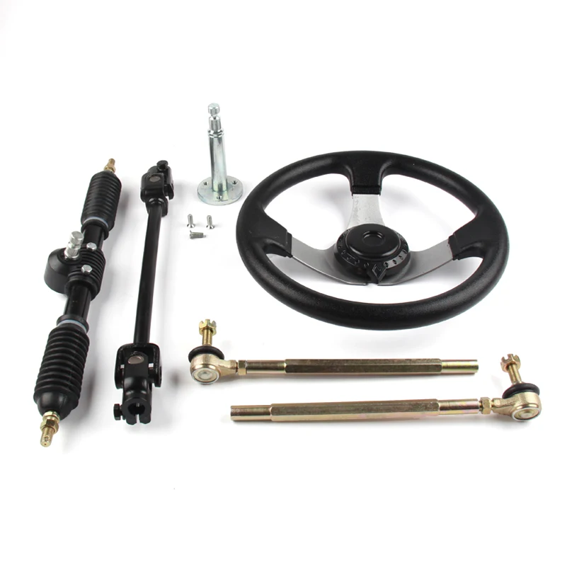 Набор рулей для 110cc картинг рейка тяги руля регулируемый вал аксессуары руля|Руль