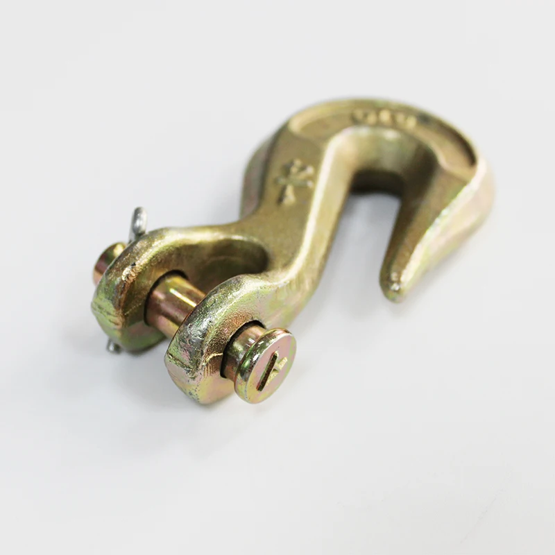 ￡10.19 14 Clevis Grab Hook With Safety Latchzinc Plated Clevis Slip Hook