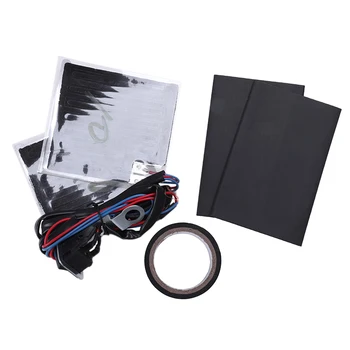 

Motorcycle ATV Scooter Handlebar Grip Heated Wrap Hand Warmer Pad Rocker Switch