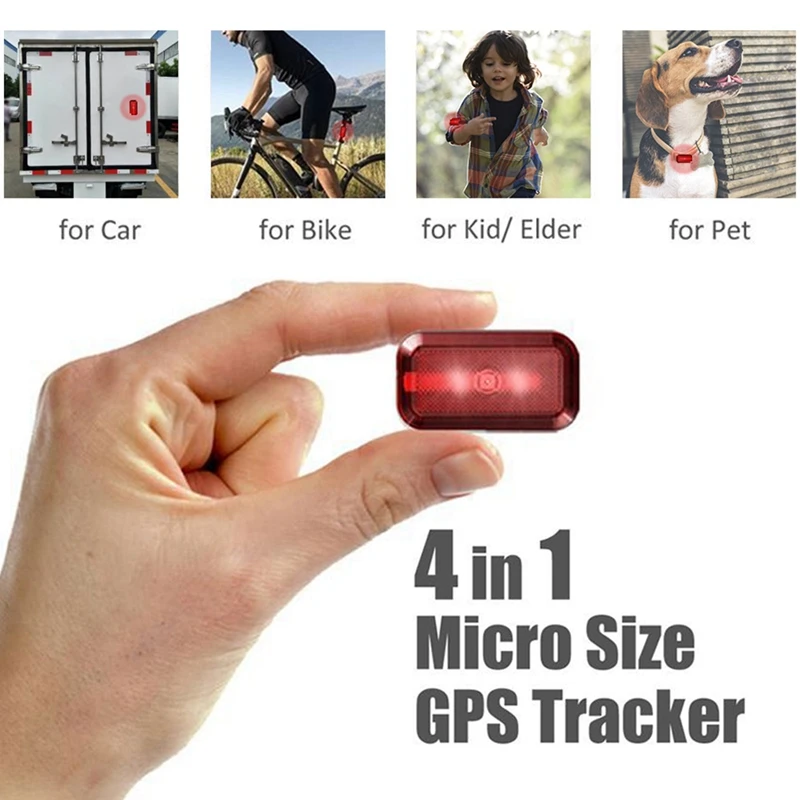 

New T630 Collar Mini Dog Gps Tracker Children Pets Kids Bikes Bag Waterproof Tracking Locator Standby 7 Days Free Software