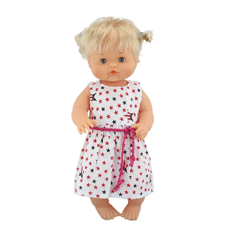 Новая Милая одежда подходит 40 см 41 см Nenucos кукла Nenuco Ropa y su Hermanita фиолетовая футболка с длинными рукавами в фиолетовый горошек брюки со шляпой - Цвет: 05