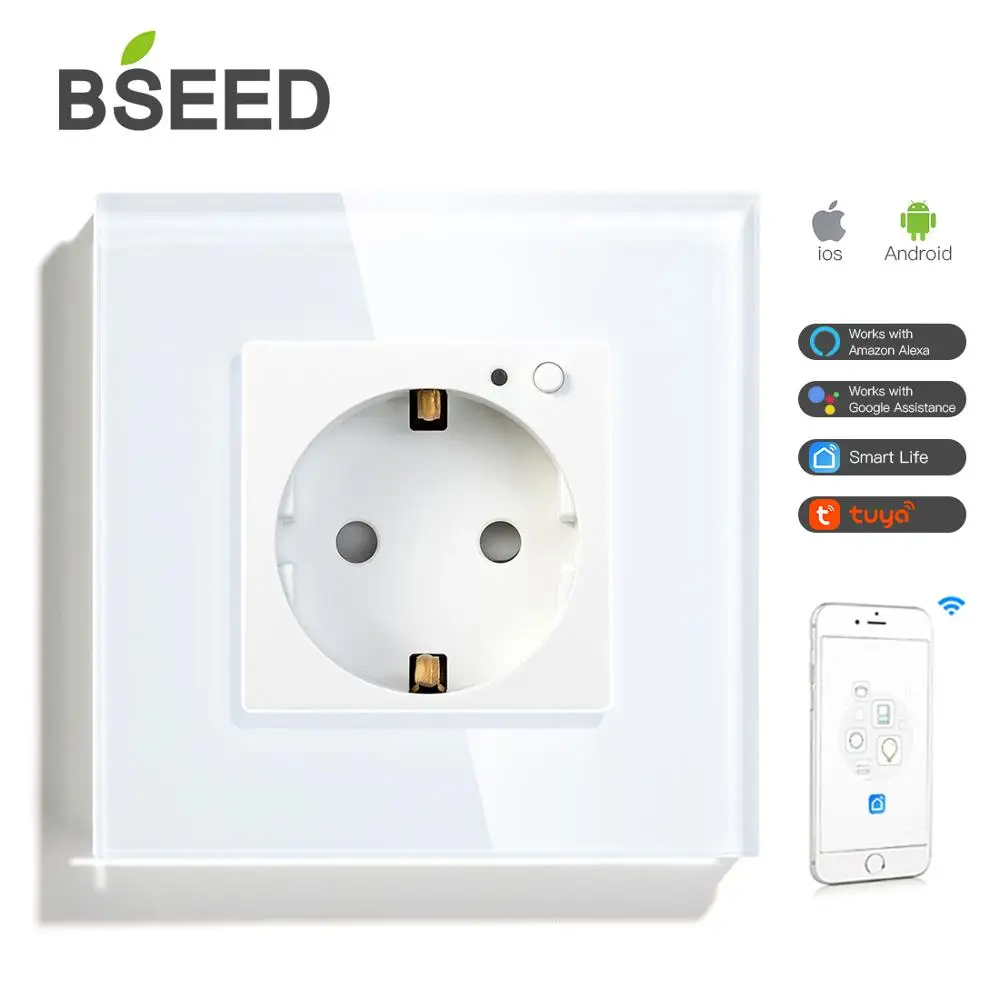 BSEED Mvava Single Wifi Wall Socket Alexa Tuya With Ranking TOP1 Max 80% OFF Smart L Work
