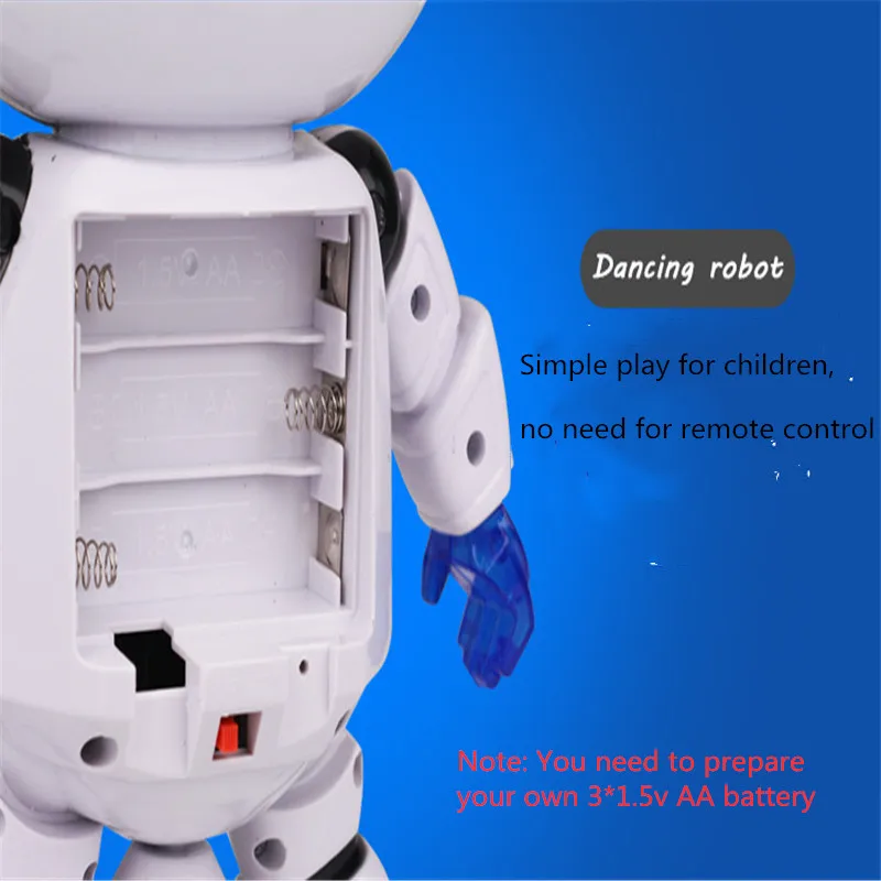 New 360 Space Rotating Dance Astronaut Robot RC Music LED Light Electronic Walking Funny Toys for Kids Children Birthday Gift