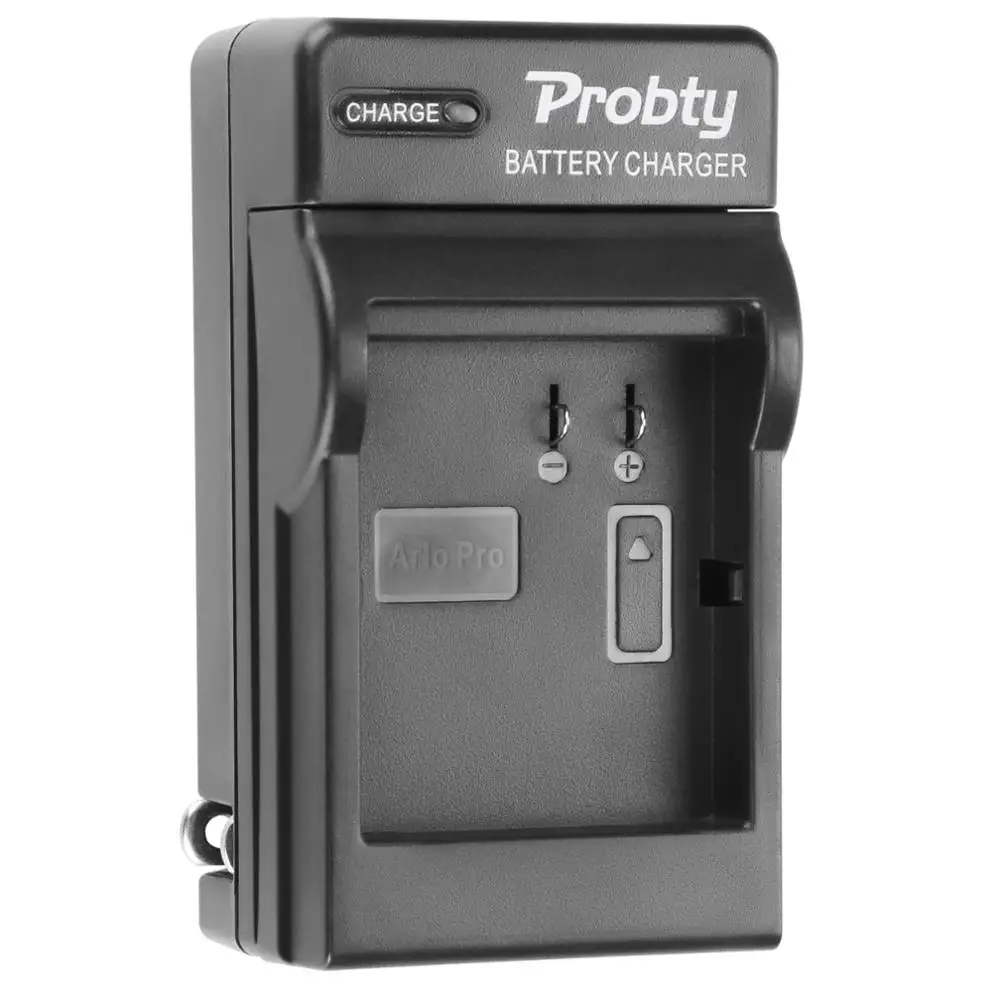 Proby Us Plug Charger Con Adattatore Per Auto E Spina Europea Per Batteria Arlo Go Vma4410,Arlo Pro Vma4400,Arlo Pro 2 Vma4400