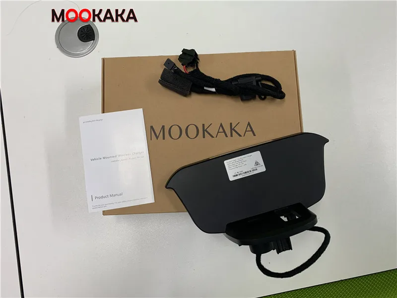 QI Car Wireless Charger Quick Charge for BMW MINI F55 F56 2017+ for Iphone Pro XR XS Huawei P30 Pro Infrared Sensor Phone Holder