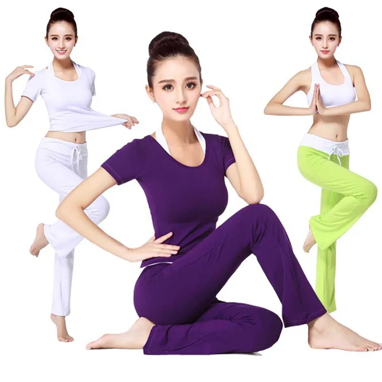 

Yoga Clothes Three-piece Set Body Yoga Deir Clothes 2018, Body-hugging Red Crown