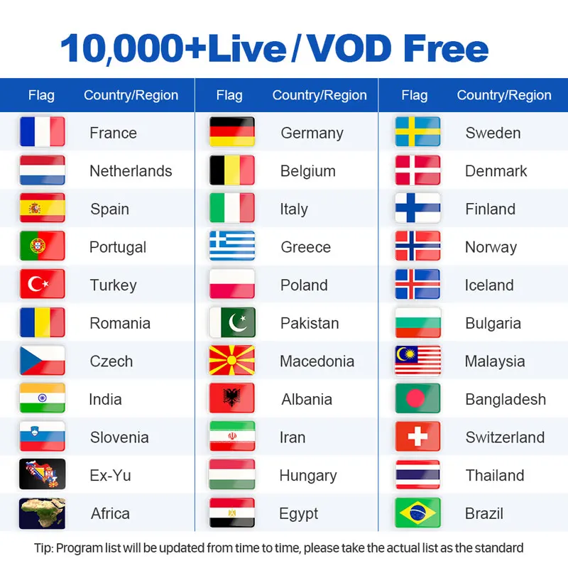 IPTV Spain Sweden Norway Arabic Code IPTV France M3u Android IPTV Poland Finland Sweden IP TV Albania Denmark IP TV Subscription