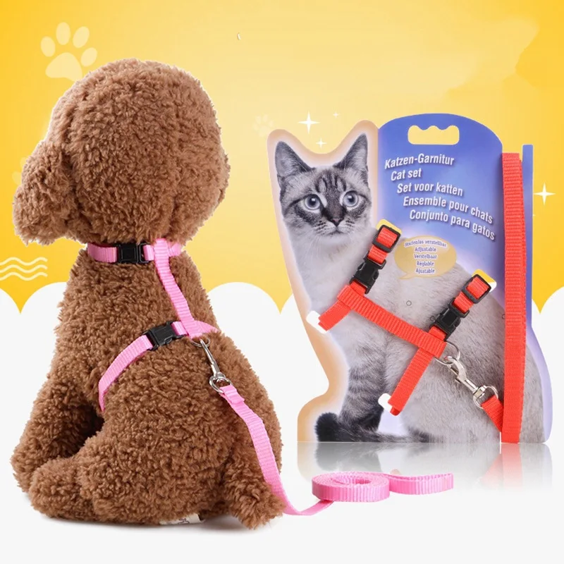 

Pet Supplies Dog Hand Holding Rope Cat Traction Chest And Back with Set Cute Dog Chest And Back Supplies