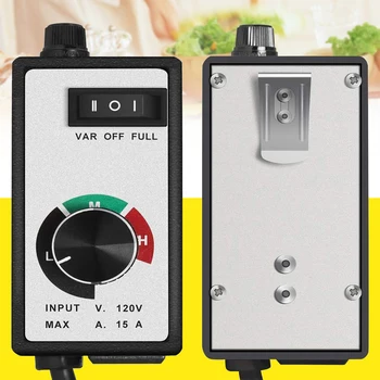 

120V Variable Speed Controller Current Pump Motor Speed Adjuster Power Tool Controller for Exhaust Inline Duct Fan Router Drill